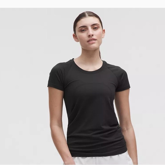 lululemon athletica Tops - Lululemon Athletica Black Crew Neck Tee